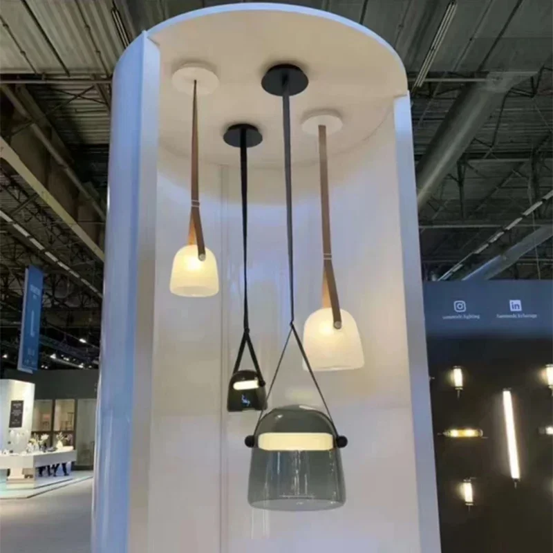 Modern Glass Pendant Lights Living Room Bedside Art Leather Designer Lighting LED Lamps Indoor Hanglamp Decoration Lamp
Modern Glass Pendant Lights Living Room Bedside Art Leather Designer Lighting LED Lamps Indoor Hanglamp Decoration Lamp