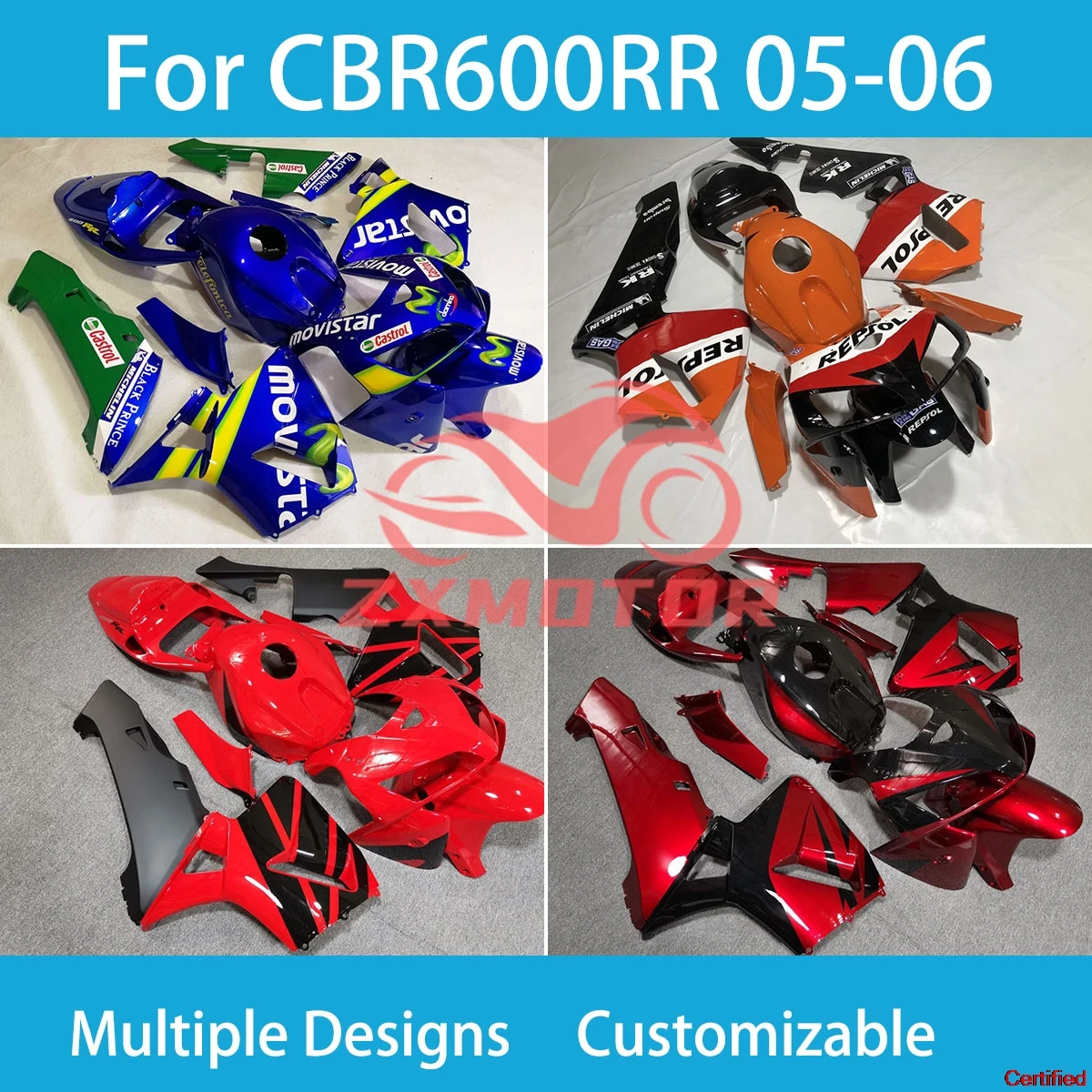 New Fairings Motorcycle CBR600RR 05 06 Free Custom Plastic Rebuild Fairing Kit for Honda CBR600RR 2005 2006
New Fairings Motorcycle CBR600RR 05 06 Free Custom Plastic Rebuild Fairing Kit for Honda CBR600RR 2005 2006