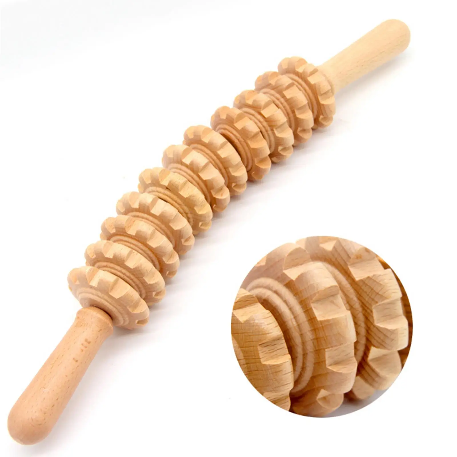 Primary Color Wooden Roller Gear Stick Massage Tool Slimming Massager Lymphatic Drainage Body Shaping Trigger Stick
Primary Color Wooden Roller Gear Stick Massage Tool Slimming Massager Lymphatic Drainage Body Shaping Trigger Stick