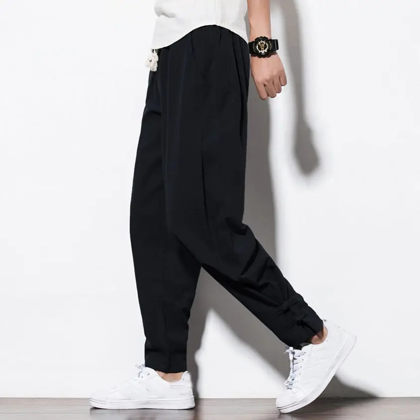 Men's Harlan Sle Lantern Pants Loose Fit Cotton Linen Trousers Casual Long Pants Big Size Dstring Waist Comfortable Brea...
Men's Harlan Sle Lantern Pants Loose Fit Cotton Linen Trousers Casual Long Pants Big Size Dstring Waist Comfortable Brea...