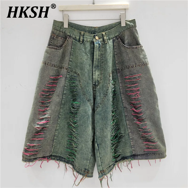 HKSH Summer New Women's Ins Chic Y2K Dark Techwear Punk Style High Street Fashion Straight Washed Jeans Denim Short Pants HK5349
HKSH Summer New Women's Ins Chic Y2K Dark Techwear Punk Style High Street Fashion Straight Washed Jeans Denim Short Pants HK5349