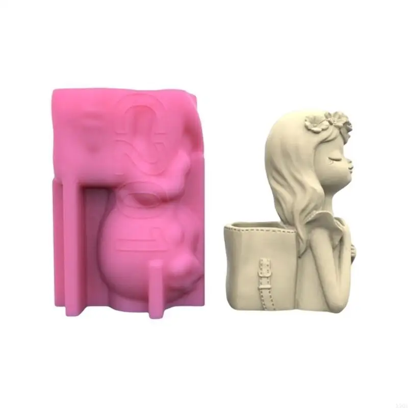 Girl Gypsum Silicone Mold Diy Succulents Concrete Flower Pot Vase Plaster Cement Mold Clay Mold Holder Mold
Girl Gypsum Silicone Mold Diy Succulents Concrete Flower Pot Vase Plaster Cement Mold Clay Mold Holder Mold
