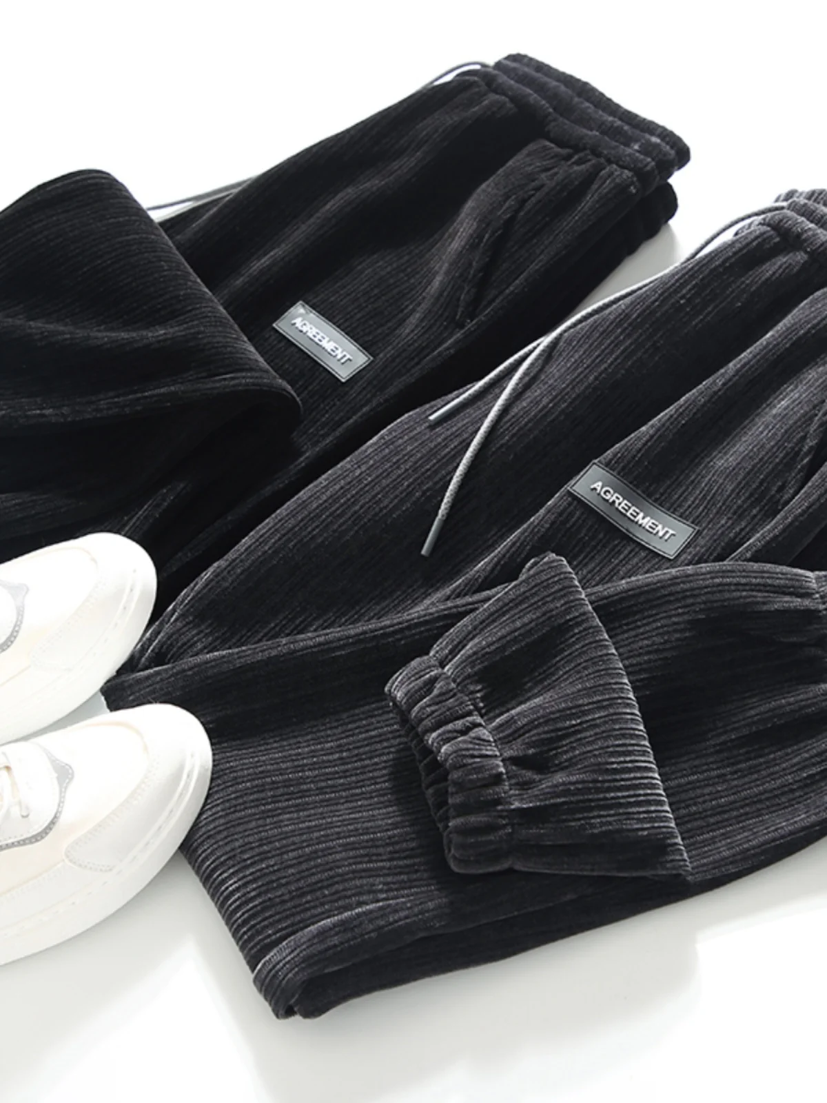 Thiened Fce Winter Men's Straight Leg Loose Elastic Waist Casual Sweatpants Warm Comfortable Faion Urban Sle Long Pants
Thiened Fce Winter Men's Straight Leg Loose Elastic Waist Casual Sweatpants Warm Comfortable Faion Urban Sle Long Pants