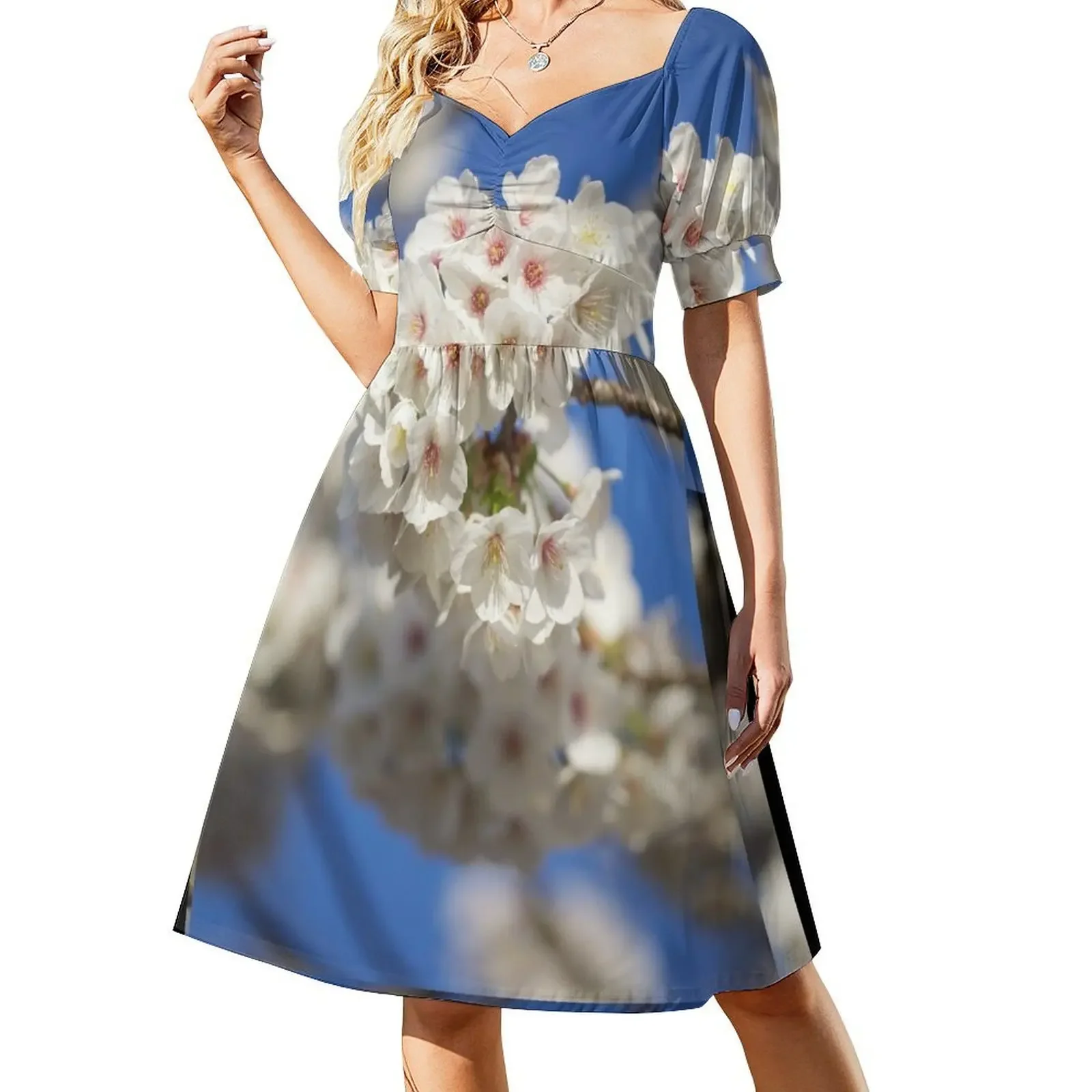 cherry blossom flowers close up Short-Sleeved Dress Long dresses elegant dress Women's skirt summer dress woman 2025 trendy
cherry blossom flowers close up Short-Sleeved Dress Long dresses elegant dress Women's skirt summer dress woman 2025 trendy