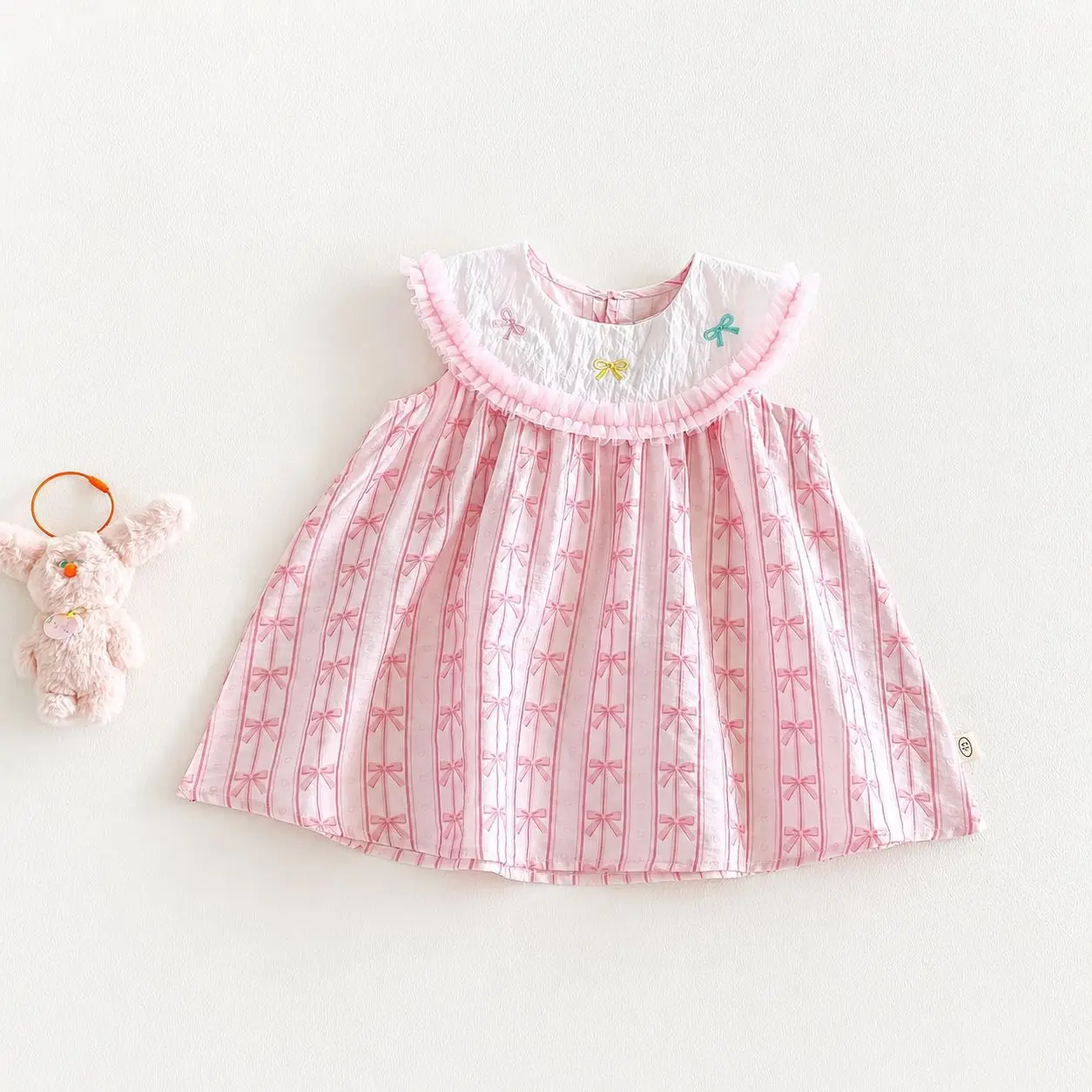 Girls' Embroidered Princess Skirt 2026 New Summer Baby Cute Bow Dress Children's Korean Edition Skirt
Girls' Embroidered Princess Skirt 2026 New Summer Baby Cute Bow Dress Children's Korean Edition Skirt