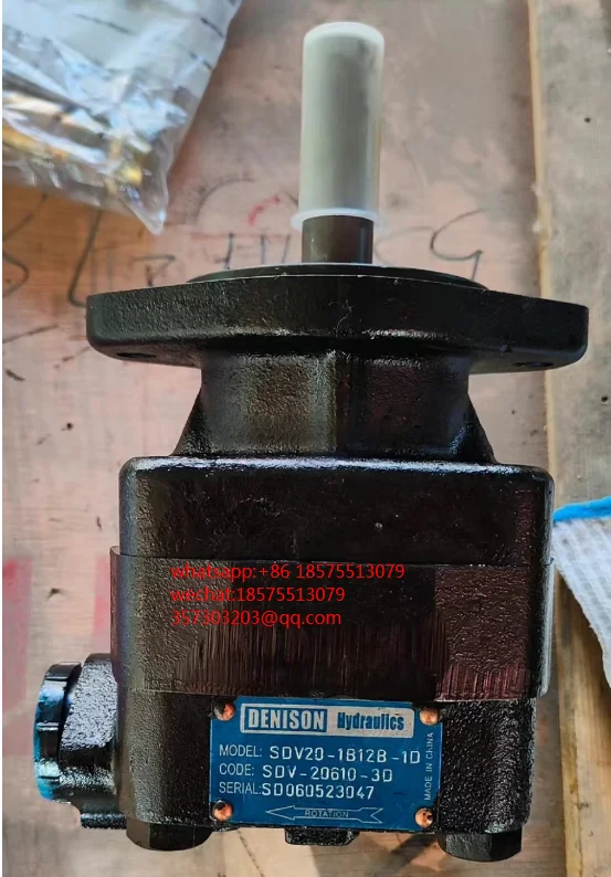 Для Parker SDV20-1B12B-1D Vane Pump, новый SDV-20610-3D Denison, количественный лопастной насос, гидравлический насос, 1 шт.
Для Parker SDV20-1B12B-1D Vane Pump, новый SDV-20610-3D Denison, количественный лопастной насос, гидравлический насос, 1 шт.