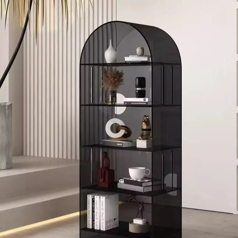 Nordic acrylic multi-grid bookshelf arched shelf living room creative floor multi-layer wall children's simple bookcase
Nordic acrylic multi-grid bookshelf arched shelf living room creative floor multi-layer wall children's simple bookcase