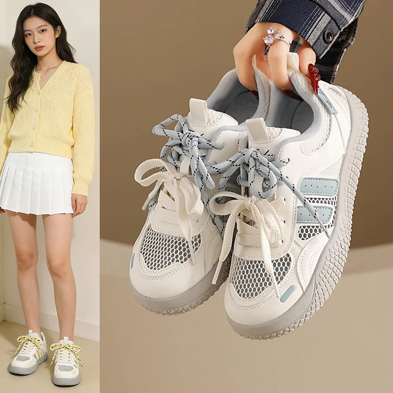 Women's 2026 Fashion Summer Leisure Sports Versatile Board Shoes Comfortable Breathable Outdoor Running Shoes for Street Photogr
Women's 2026 Fashion Summer Leisure Sports Versatile Board Shoes Comfortable Breathable Outdoor Running Shoes for Street Photogr