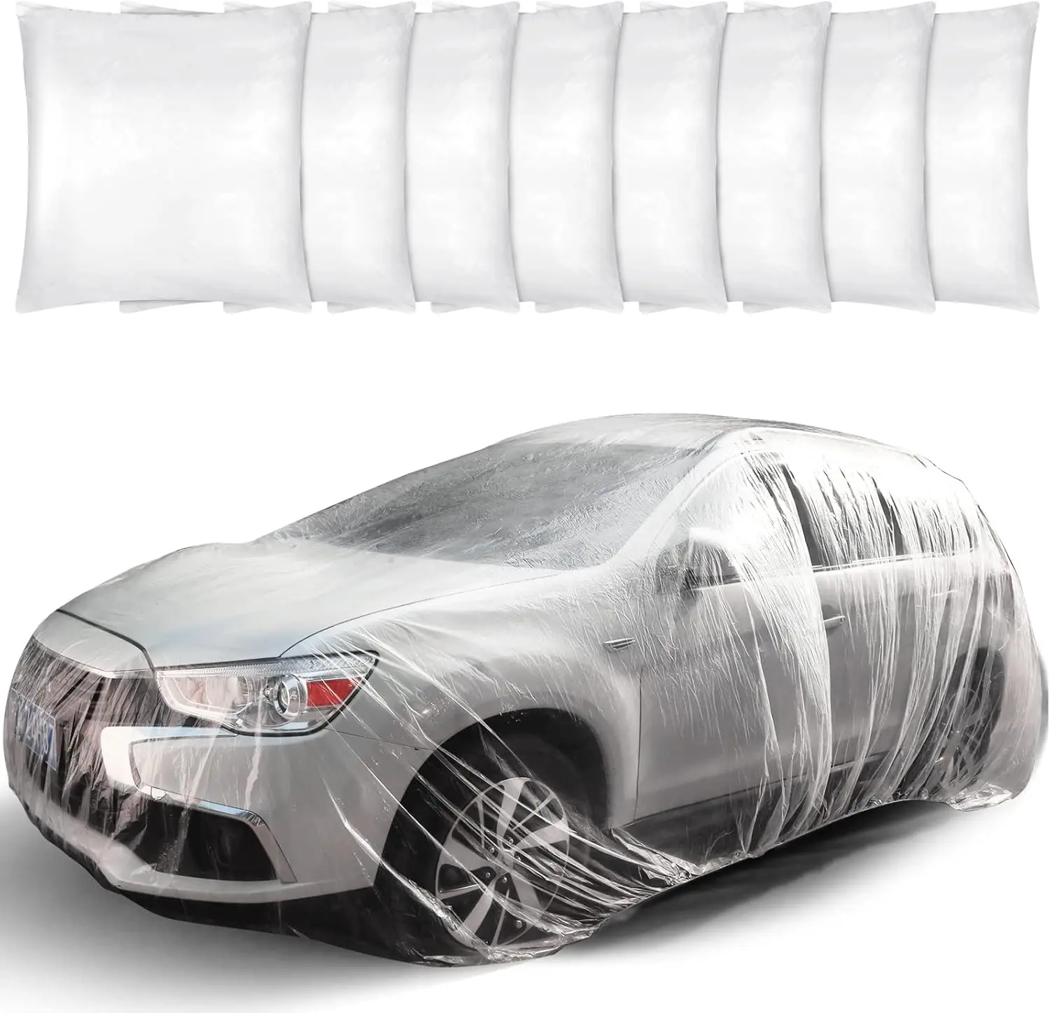 Universal Plastic Car Cover 12.5x21.7ft Waterproof Full Exterior with Elastic Band for Sedan Outdoor Protection
Universal Plastic Car Cover 12.5x21.7ft Waterproof Full Exterior with Elastic Band for Sedan Outdoor Protection