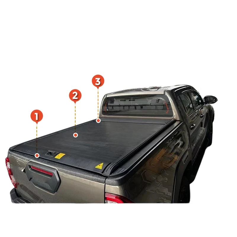 Retractable Aluminum Roller Shutter Roll up Hilux Vigo Tonneau Cover for Ranger Triton L200 Pickup Bed Cover
Retractable Aluminum Roller Shutter Roll up Hilux Vigo Tonneau Cover for Ranger Triton L200 Pickup Bed Cover