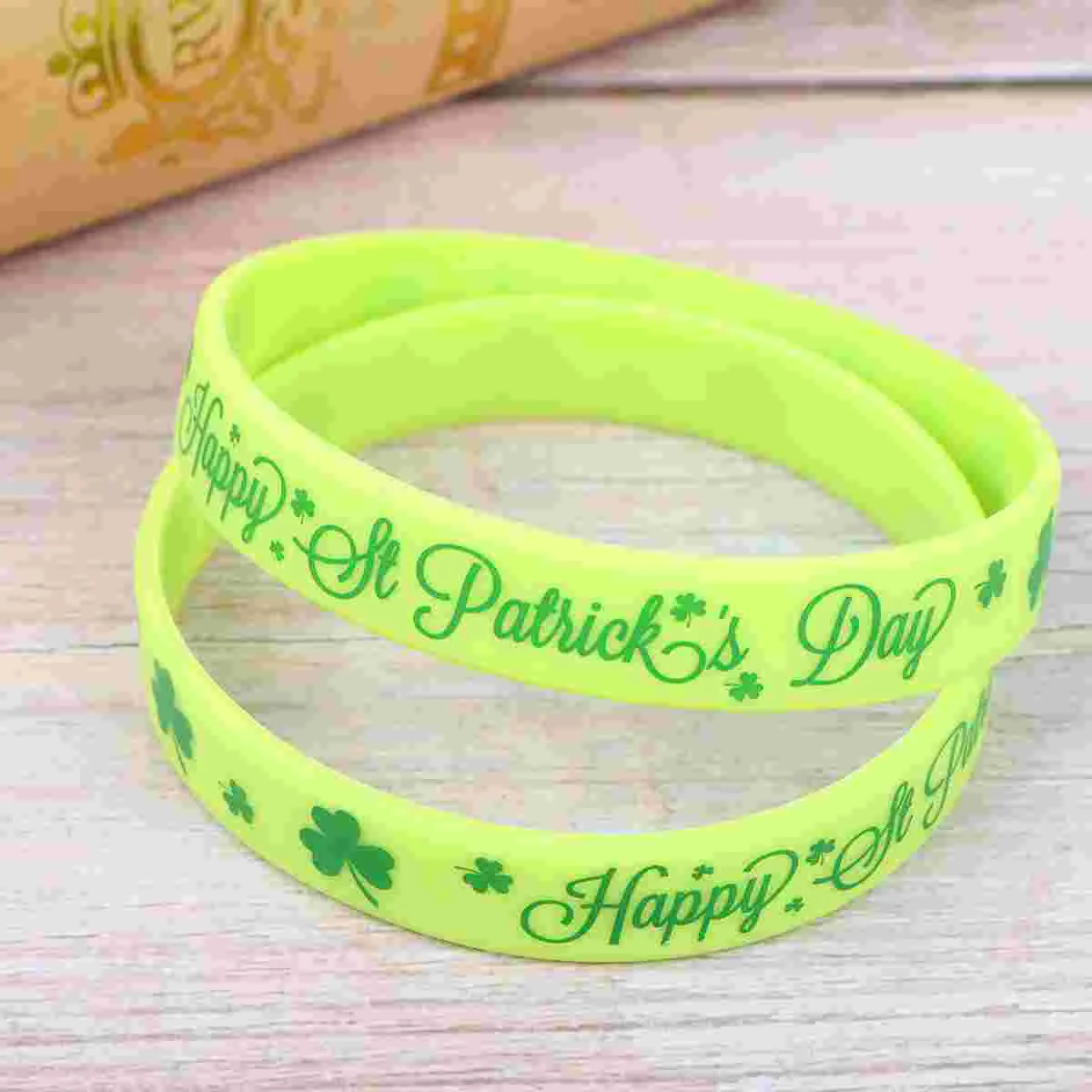 24pcs StPatrick's Day Silicone Wristbands Fashion Bracelet Party Accessories (Green) silicone bracelets
24pcs StPatrick's Day Silicone Wristbands Fashion Bracelet Party Accessories (Green) silicone bracelets
