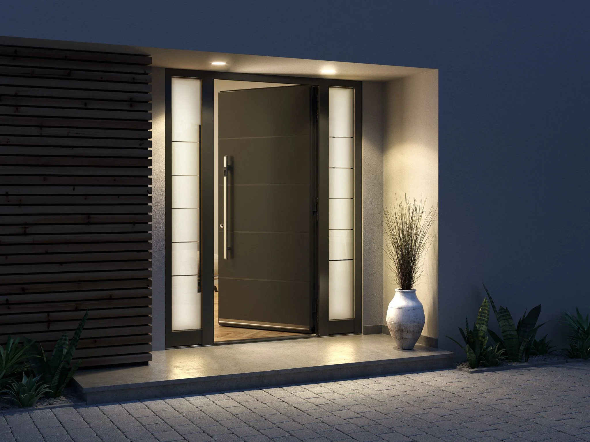 Customized Integrated Molding Revolving Door Household Customized External Entry System Pivot Doors Manual Rainproof Entry Doors
Customized Integrated Molding Revolving Door Household Customized External Entry System Pivot Doors Manual Rainproof Entry Doors