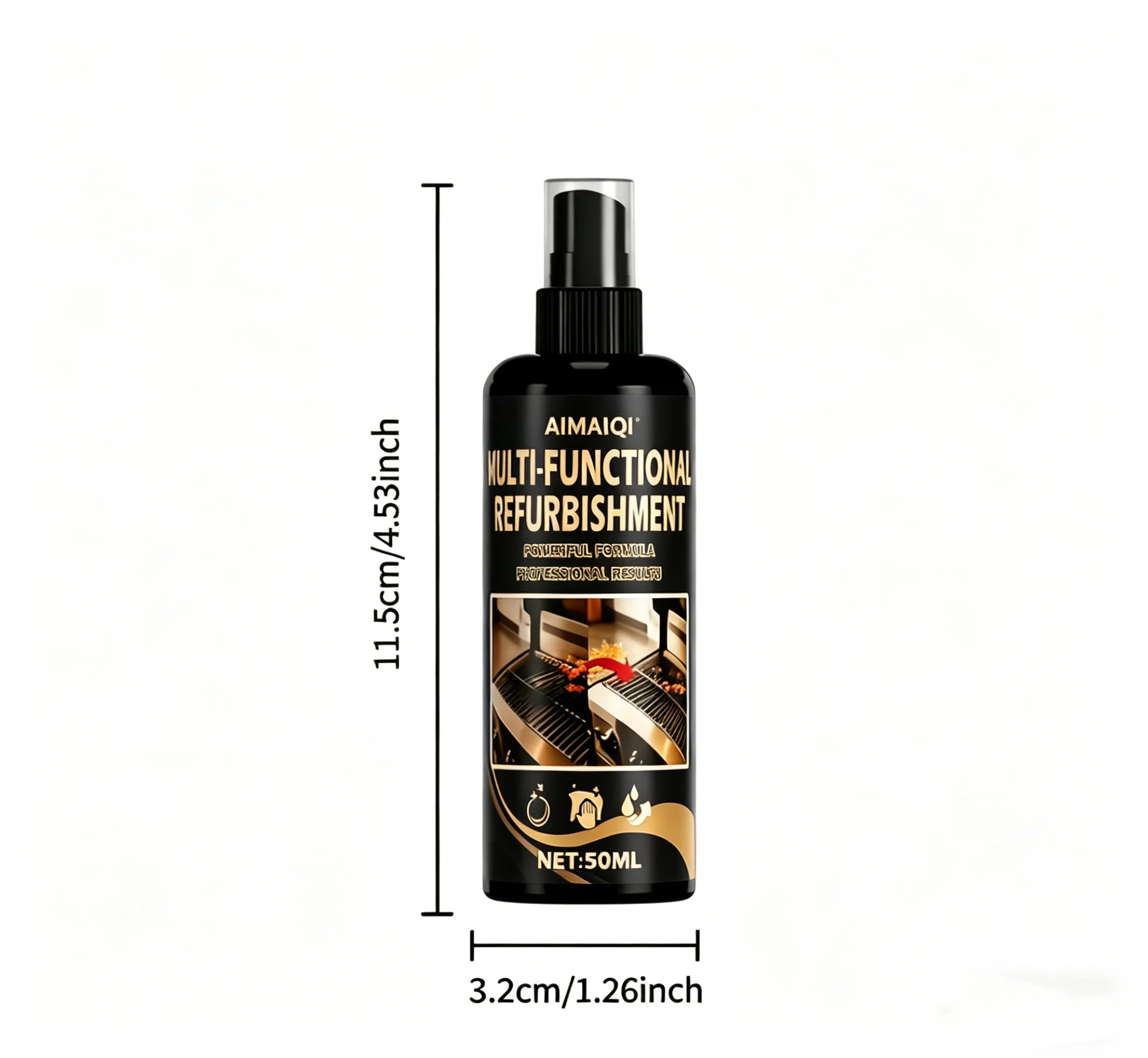 Professional Multi-Surface Refurbishment Spray for Kitchen, Home and Metal Surface Cleaning and Polishing
Professional Multi-Surface Refurbishment Spray for Kitchen, Home and Metal Surface Cleaning and Polishing