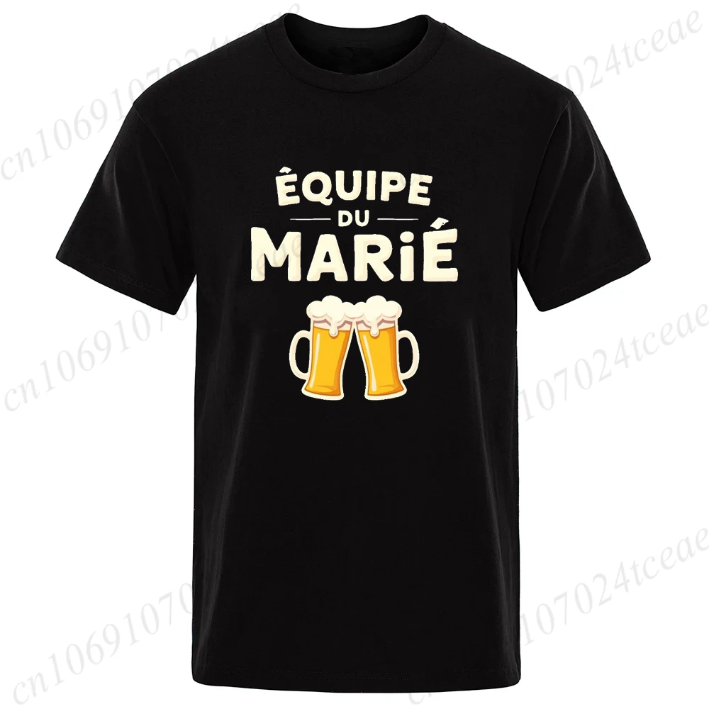 T-Shirts for Men Clothing Hip Hop New Fashion Summer T-Shirt Fashion Casual Street ÉQUIPE DU MARIÉ Tees Party Gifts
T-Shirts for Men Clothing Hip Hop New Fashion Summer T-Shirt Fashion Casual Street ÉQUIPE DU MARIÉ Tees Party Gifts