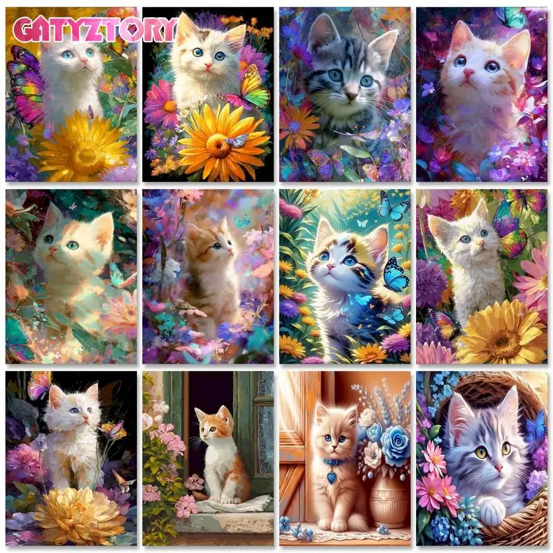 GATYZTORY Painting By Numbers Handmade Paint Kit for Beginner Cat Classic Art Supplies Diy Idea
GATYZTORY Painting By Numbers Handmade Paint Kit for Beginner Cat Classic Art Supplies Diy Idea