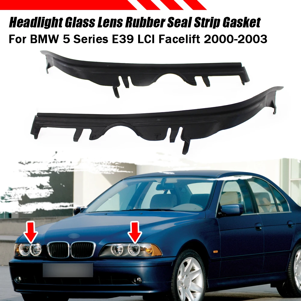 2X Headlight Lens Seal Gasket For BMW 5-Series E39 LCI Facelift 2000-2003 63126908405 63126908406 Car Headlight Lens Shell Cover
2X Headlight Lens Seal Gasket For BMW 5-Series E39 LCI Facelift 2000-2003 63126908405 63126908406 Car Headlight Lens Shell Cover