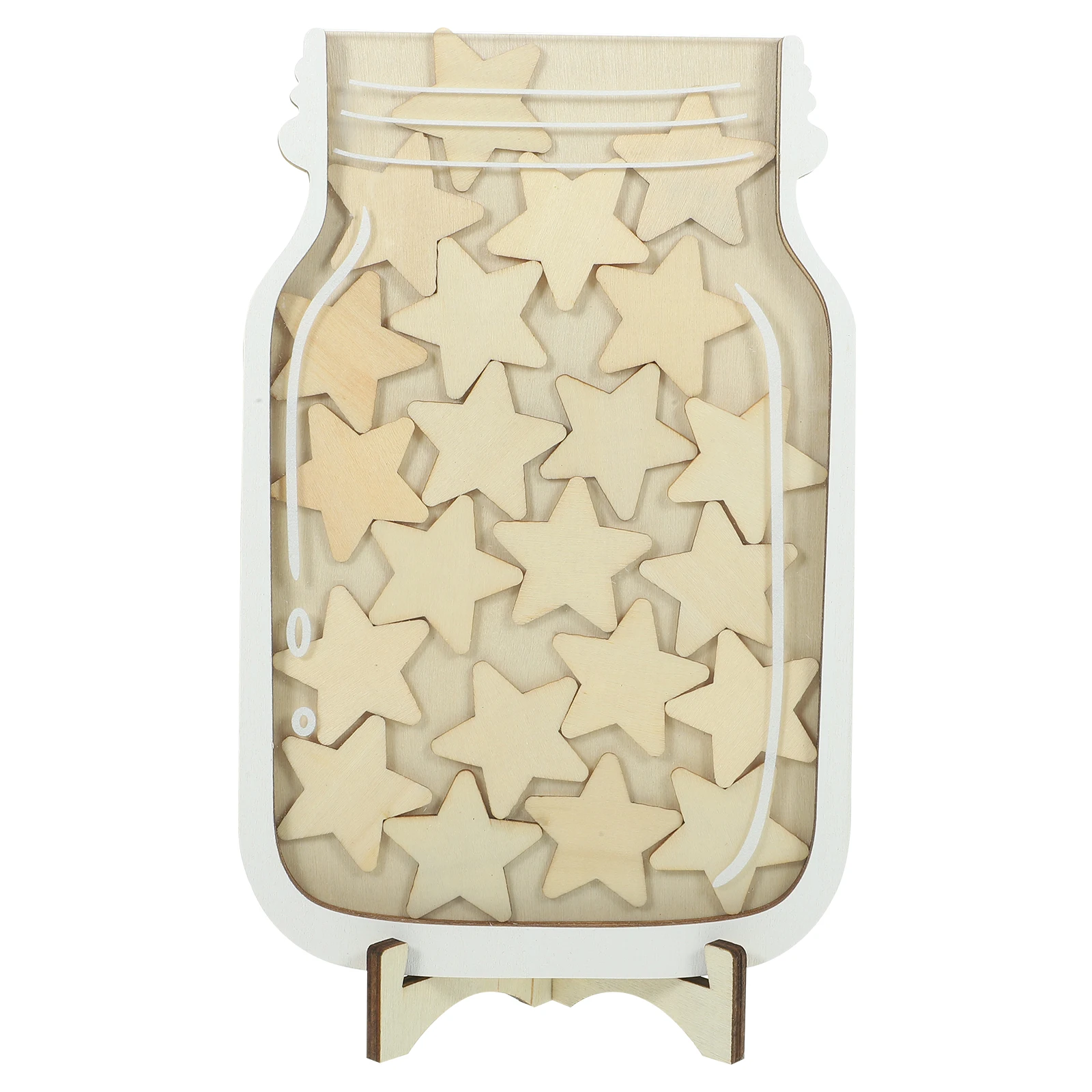 1 set Star Jar Kids Decorative StorageDIY Wooden Trinket Container for Reward Jar For Toddlers Jewelry Small Toys
1 set Star Jar Kids Decorative StorageDIY Wooden Trinket Container for Reward Jar For Toddlers Jewelry Small Toys
