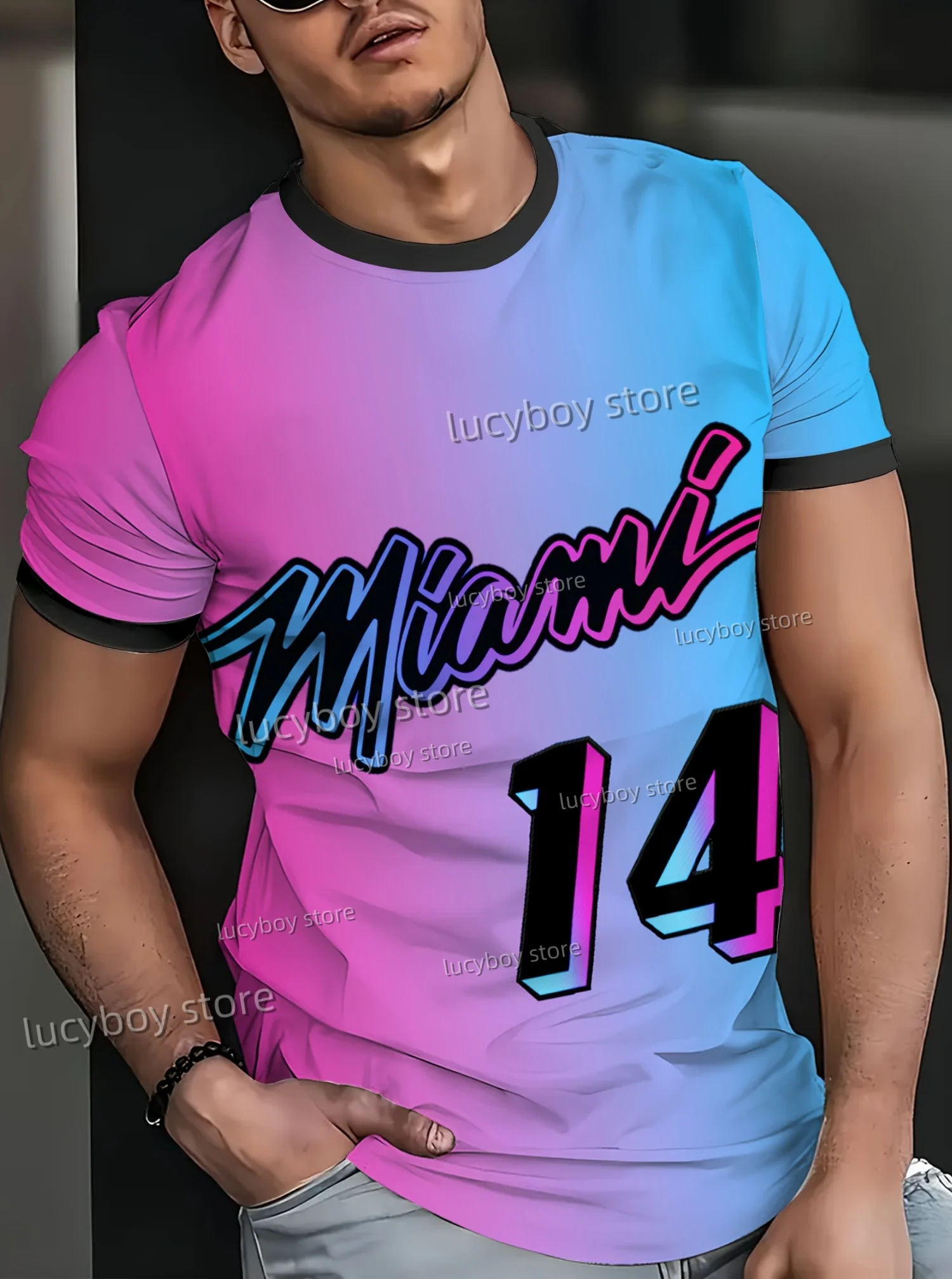 2025 men MIAMI 14 Print Men T-Shirt Man Short Sleeves Sportwear PLUS SIZE T-Shirt Vintage lightweight Jersey Tees Men ClothING
2025 men MIAMI 14 Print Men T-Shirt Man Short Sleeves Sportwear PLUS SIZE T-Shirt Vintage lightweight Jersey Tees Men ClothING