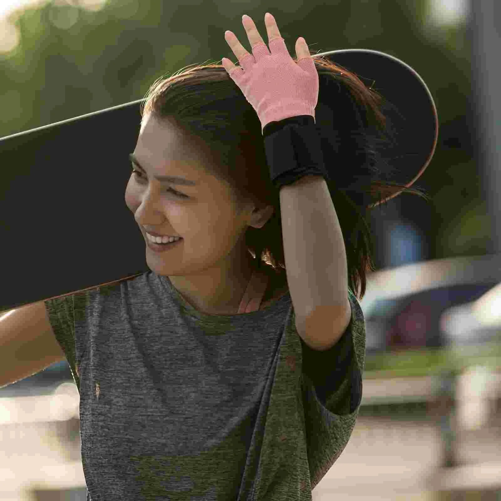 1 Pair Non-slip Half Finger Knit Gloves Exercise Yoga Accessories Workout Gloves Yoga Gloves for Fitness (Pink)
1 Pair Non-slip Half Finger Knit Gloves Exercise Yoga Accessories Workout Gloves Yoga Gloves for Fitness (Pink)