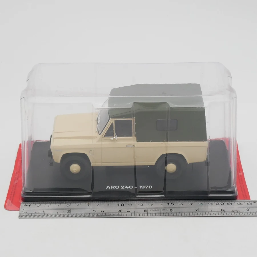Diecast Ixo 1:24 Scale Aro 240 1978 Romanian Aro Jeep SUV Alloy Car Model Collectible Toy Gift Souvenir Display Ornament
Diecast Ixo 1:24 Scale Aro 240 1978 Romanian Aro Jeep SUV Alloy Car Model Collectible Toy Gift Souvenir Display Ornament