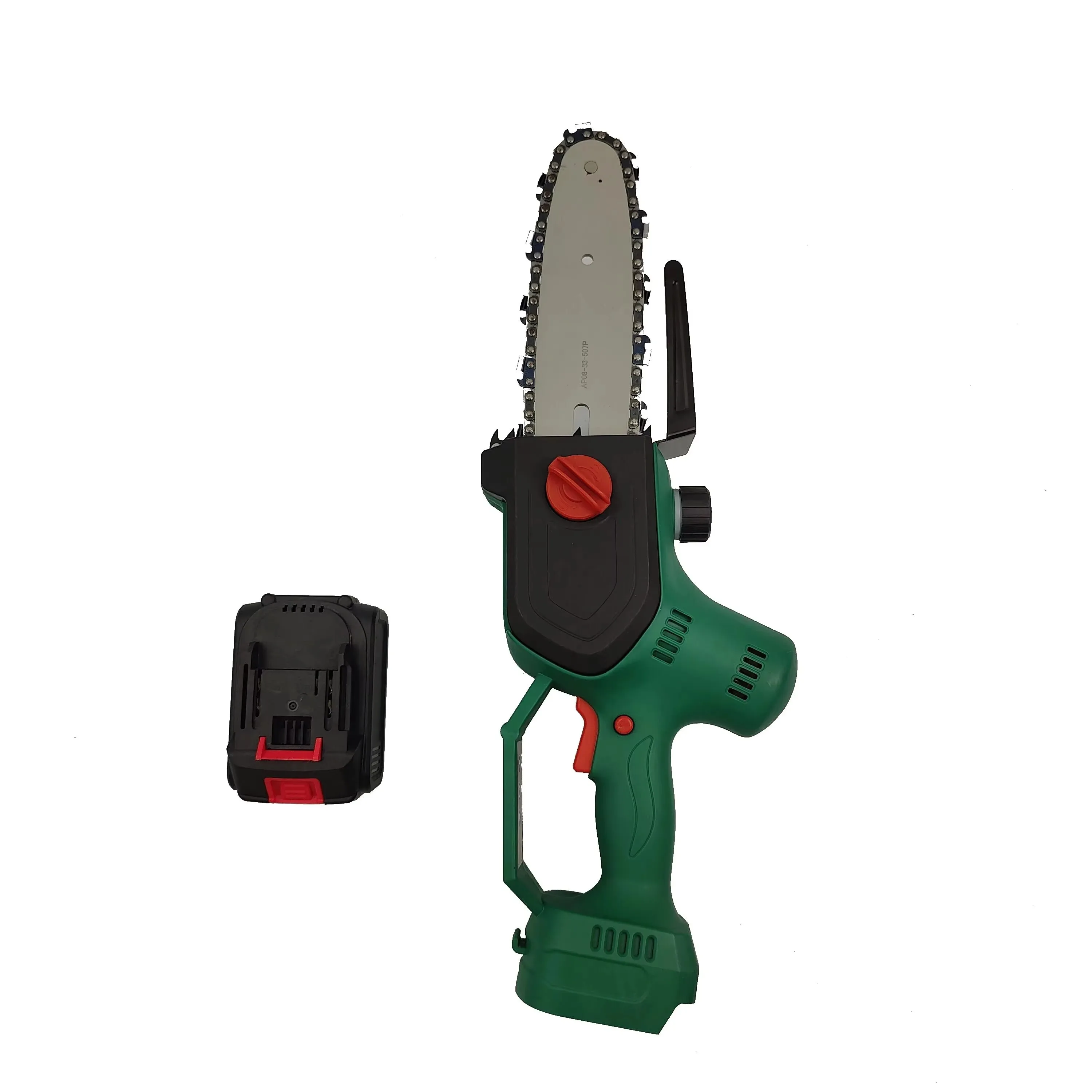 7Inch 4.0Ah High Power Cordless Electric Chainsaw Non-slip Handle Portable Lithium Battery Wood Cutting Saw
7Inch 4.0Ah High Power Cordless Electric Chainsaw Non-slip Handle Portable Lithium Battery Wood Cutting Saw