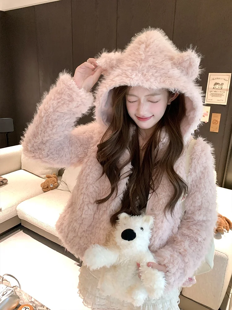 Женская зимняя повседневная куртка Acaine с длинными рукавами, меховым капюшоном, однотонная, в стиле оверсайз, для женщин
Женская зимняя повседневная куртка Acaine с длинными рукавами, меховым капюшоном, однотонная, в стиле оверсайз, для женщин