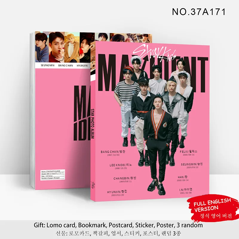 STRAYKIDS 80p Album Link Album DOIT Photo Card Magazine SKZOO Peripheral Celebrity Photo Collection
STRAYKIDS 80p Album Link Album DOIT Photo Card Magazine SKZOO Peripheral Celebrity Photo Collection