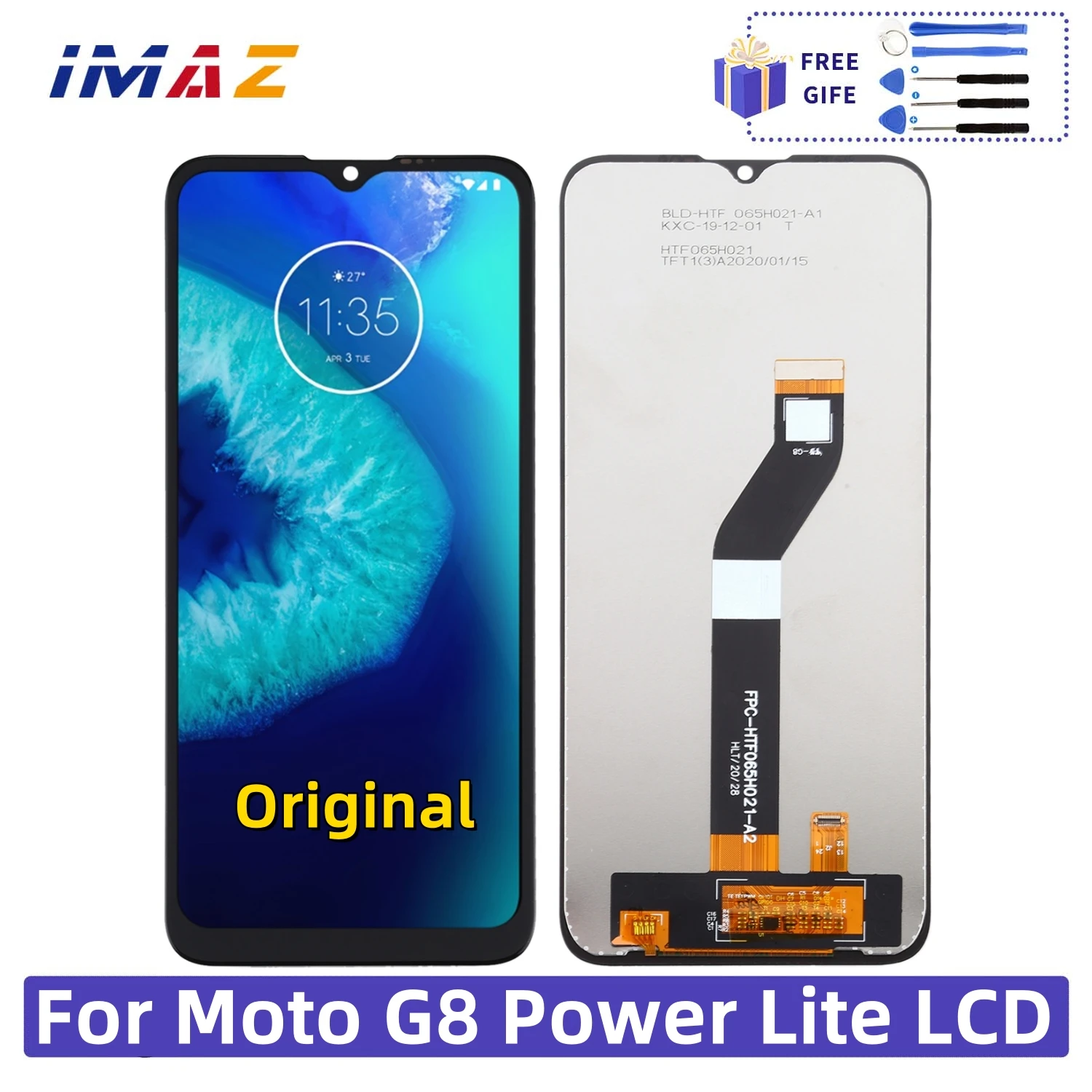 Оригинальный дисплей для Motorola Moto G8 Power Lite XT2055-2 XT2055, ЖК-дисплей, сенсорный экран в сборе, сменный дигитайзер
Оригинальный дисплей для Motorola Moto G8 Power Lite XT2055-2 XT2055, ЖК-дисплей, сенсорный экран в сборе, сменный дигитайзер