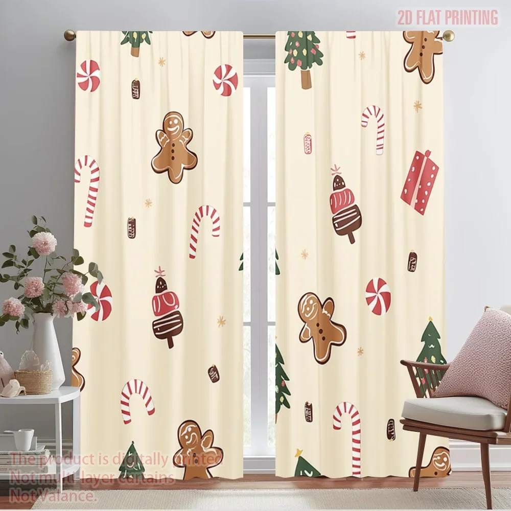 2pcs,2D plane printing Curtains Roller Blinds Christmas Cute Decorations (2) Versatile Polyester (without rod) Outdoor
2pcs,2D plane printing Curtains Roller Blinds Christmas Cute Decorations (2) Versatile Polyester (without rod) Outdoor