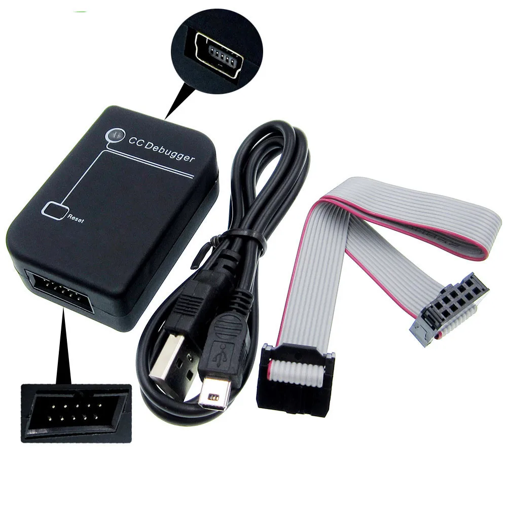 5PCS CC Debugger CC-Debugger Bluetooth ZigBee simulation programmer 2540 2541 2530 debugging Download CC2531
5PCS CC Debugger CC-Debugger Bluetooth ZigBee simulation programmer 2540 2541 2530 debugging Download CC2531