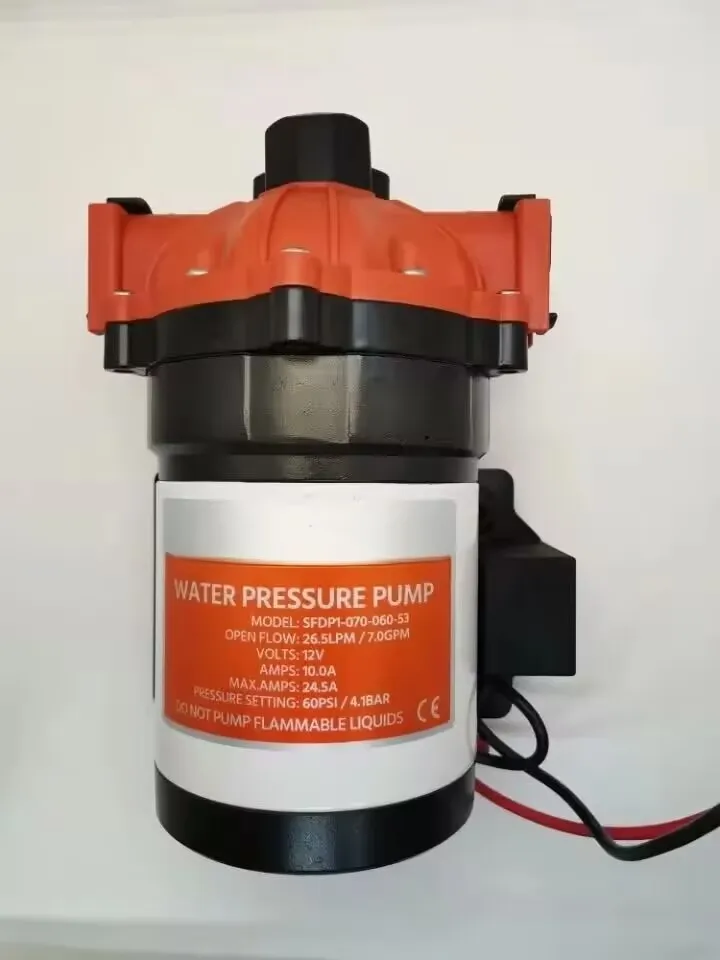 53 Series 12V SFDP1-070-060-53/24V SFDP2-070-060-53 15-26LPM 17-70PSI Diaphragm Pump for Marine Boat RV
53 Series 12V SFDP1-070-060-53/24V SFDP2-070-060-53 15-26LPM 17-70PSI Diaphragm Pump for Marine Boat RV