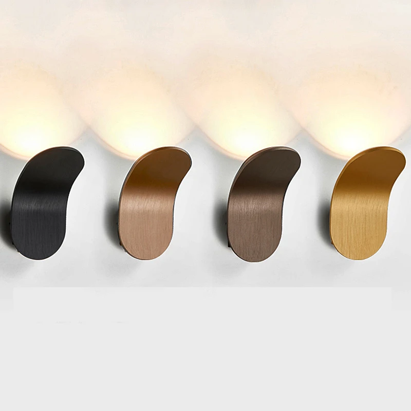 Indoor LED wall lamp curved art wall lamp living room bedroom bedside wall lamp porch study front door black gold light fixture
Indoor LED wall lamp curved art wall lamp living room bedroom bedside wall lamp porch study front door black gold light fixture