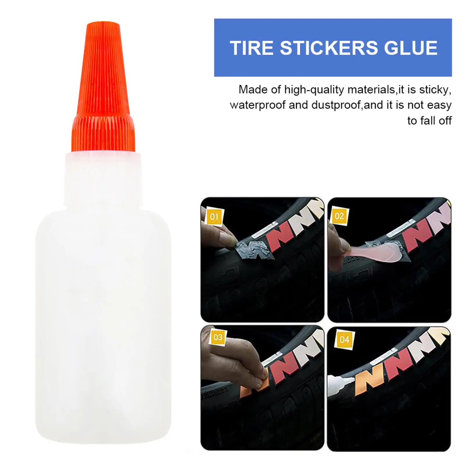 40ml rubber Tire Letter Sticker Glue Special Waterproof Tire Sticker Adhesive Car Tire Letter Sticker Glue
40ml rubber Tire Letter Sticker Glue Special Waterproof Tire Sticker Adhesive Car Tire Letter Sticker Glue