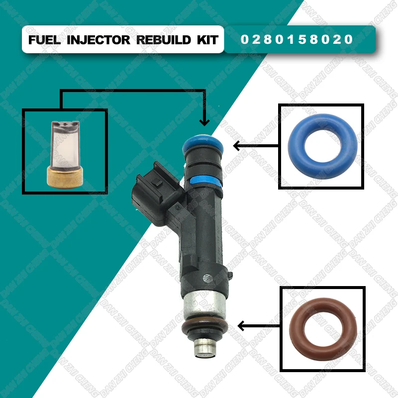8 set Fuel Injector Service Repair Kit Filters Orings Grommets for Jeep Liberty Commander Grand Cherokee 3.7L 06-10 0280158020
8 set Fuel Injector Service Repair Kit Filters Orings Grommets for Jeep Liberty Commander Grand Cherokee 3.7L 06-10 0280158020