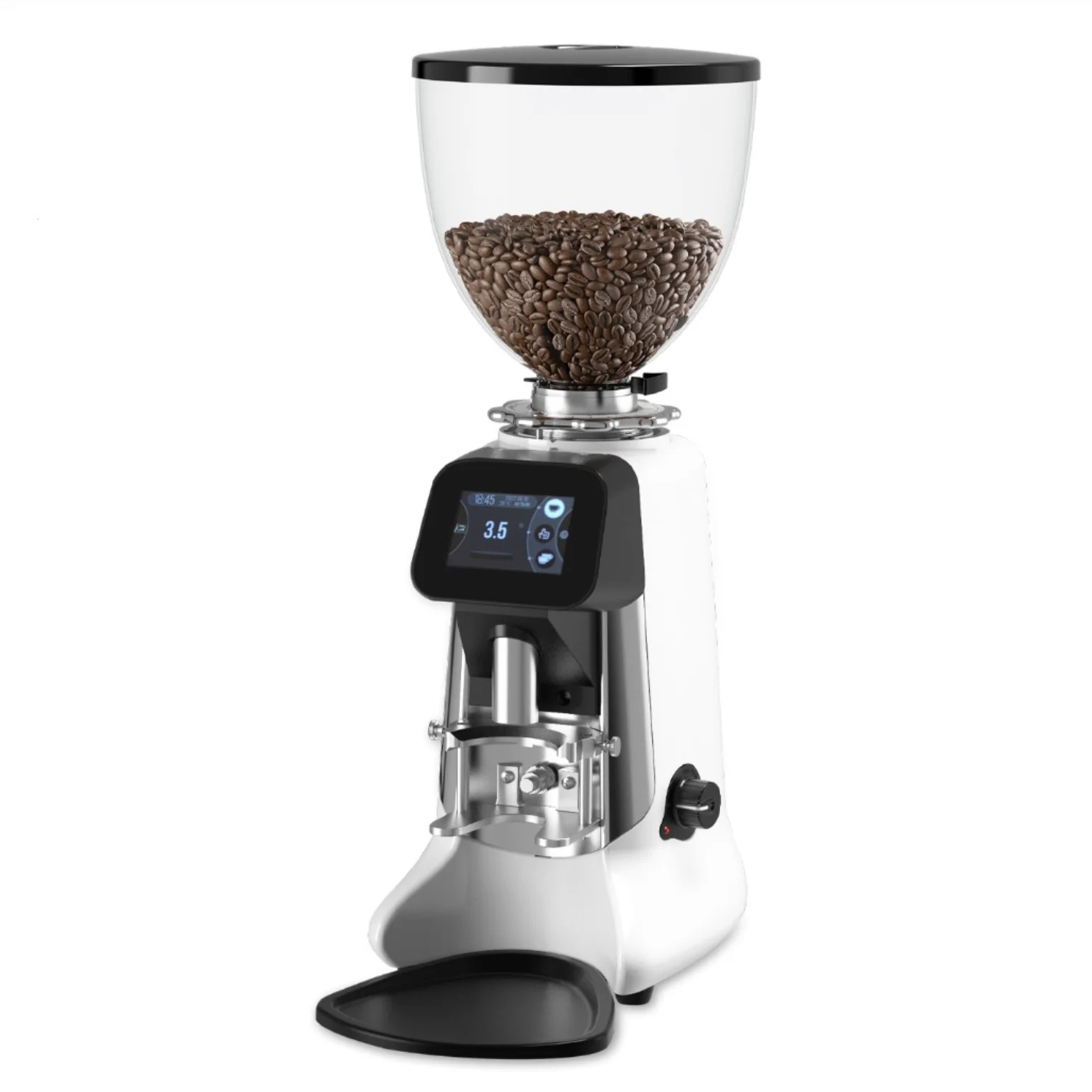 Высококачественная коммерческая автоматическая кофемолка, мельница для эспрессо в зернах для бариста
Высококачественная коммерческая автоматическая кофемолка, мельница для эспрессо в зернах для бариста