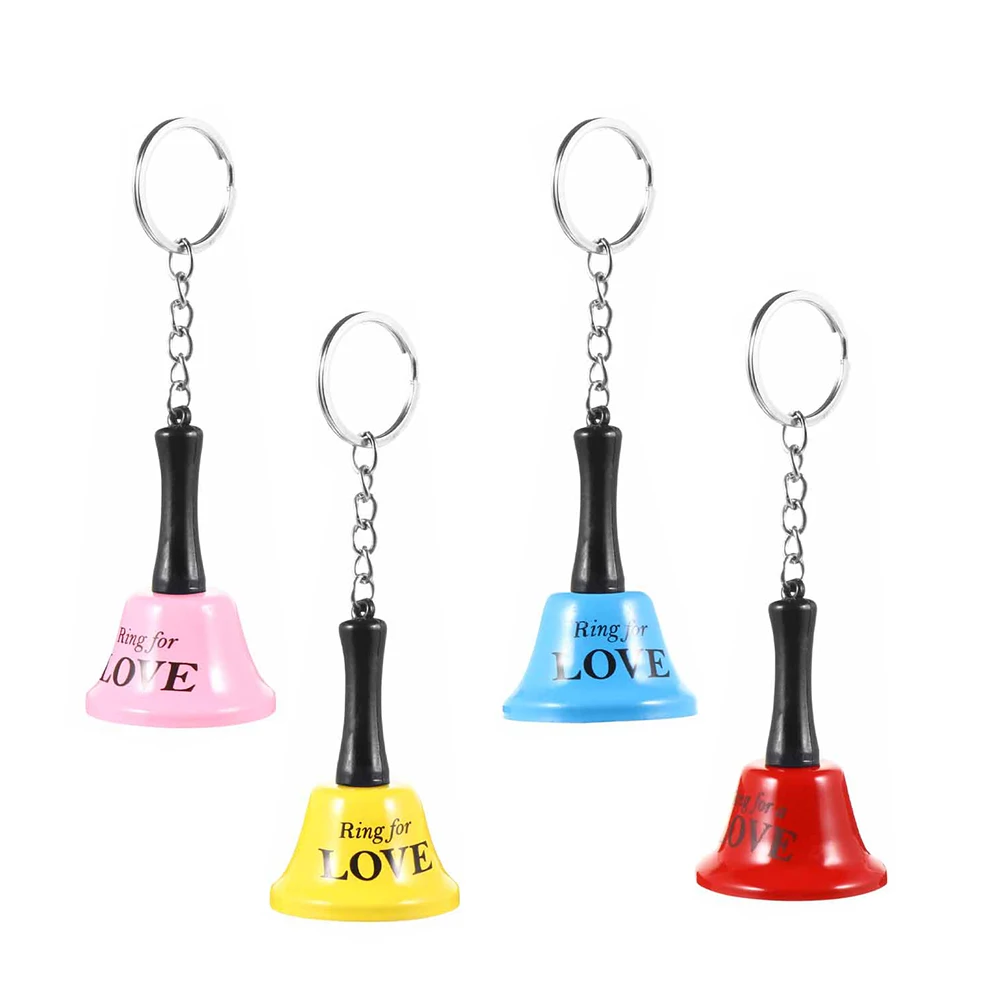 4pcs Bell Keychains Creative Printed Key Ring Pendants Cute Mini Bells for Bag Decoration Iron Ornament
4pcs Bell Keychains Creative Printed Key Ring Pendants Cute Mini Bells for Bag Decoration Iron Ornament