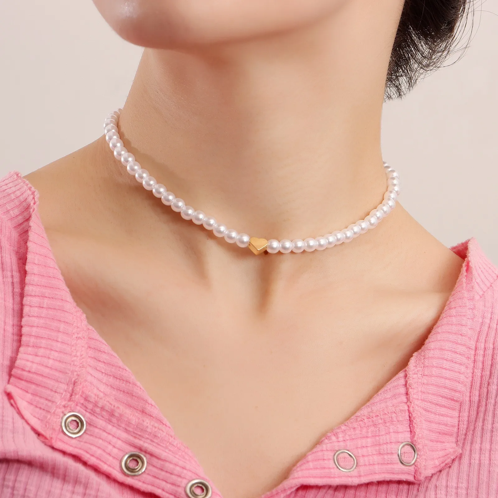 Accessories Bright Light Luxury Baroque Pearl Love Pendant Necklace ins Wind Beaded Necklace Women
Accessories Bright Light Luxury Baroque Pearl Love Pendant Necklace ins Wind Beaded Necklace Women