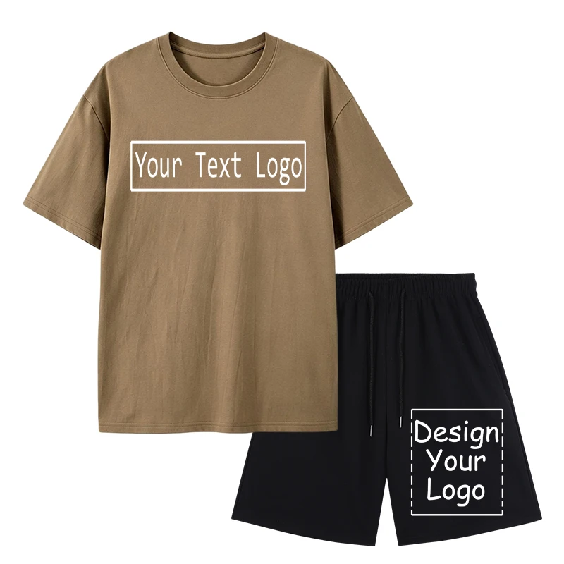 Customized Personalized Text Pattern Short Set Mens Summer Cotton O-Neck Short Sleeve Sport Gym Loose Shorts Team Basic Workwear
Customized Personalized Text Pattern Short Set Mens Summer Cotton O-Neck Short Sleeve Sport Gym Loose Shorts Team Basic Workwear