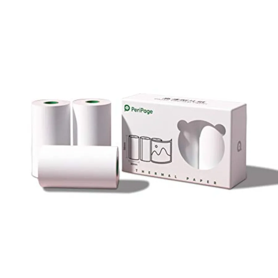 Peripage Mini Printer HD Photo Paper, Photo Thermal Paper A6/A8 Waterproof, Oilproof, Scratchproof, BPA Box Pack, 3 Roll, 5.5m/
Peripage Mini Printer HD Photo Paper, Photo Thermal Paper A6/A8 Waterproof, Oilproof, Scratchproof, BPA Box Pack, 3 Roll, 5.5m/