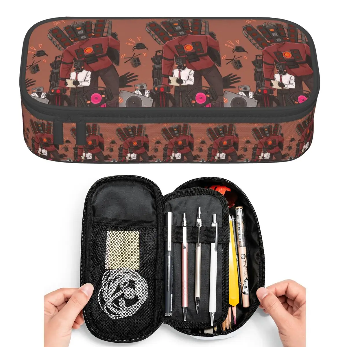 Skibidi Toilet Anime Pencil Cases for Students Pen Box Pencil Bag Large Storage Pencil Pouch Pen Holder
Skibidi Toilet Anime Pencil Cases for Students Pen Box Pencil Bag Large Storage Pencil Pouch Pen Holder