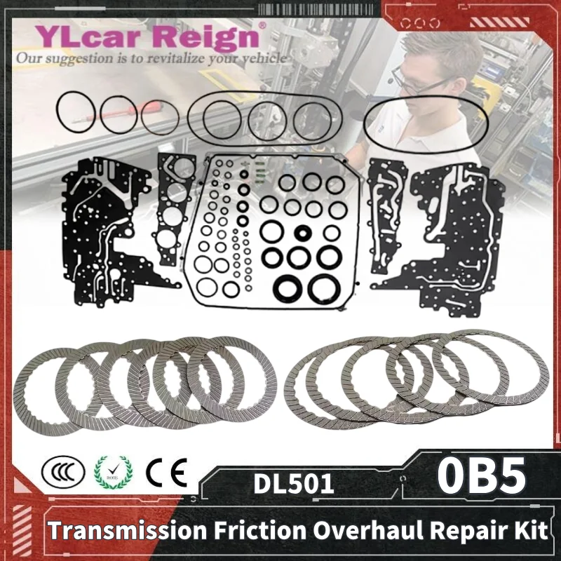 DL501 0B5 OB5 DQ501 DSG Automatic Transmission Master Overhaul Rebuild Repair Kit Friction Plates Discs For Audi A4 A5 A6 A7 Q5
DL501 0B5 OB5 DQ501 DSG Automatic Transmission Master Overhaul Rebuild Repair Kit Friction Plates Discs For Audi A4 A5 A6 A7 Q5