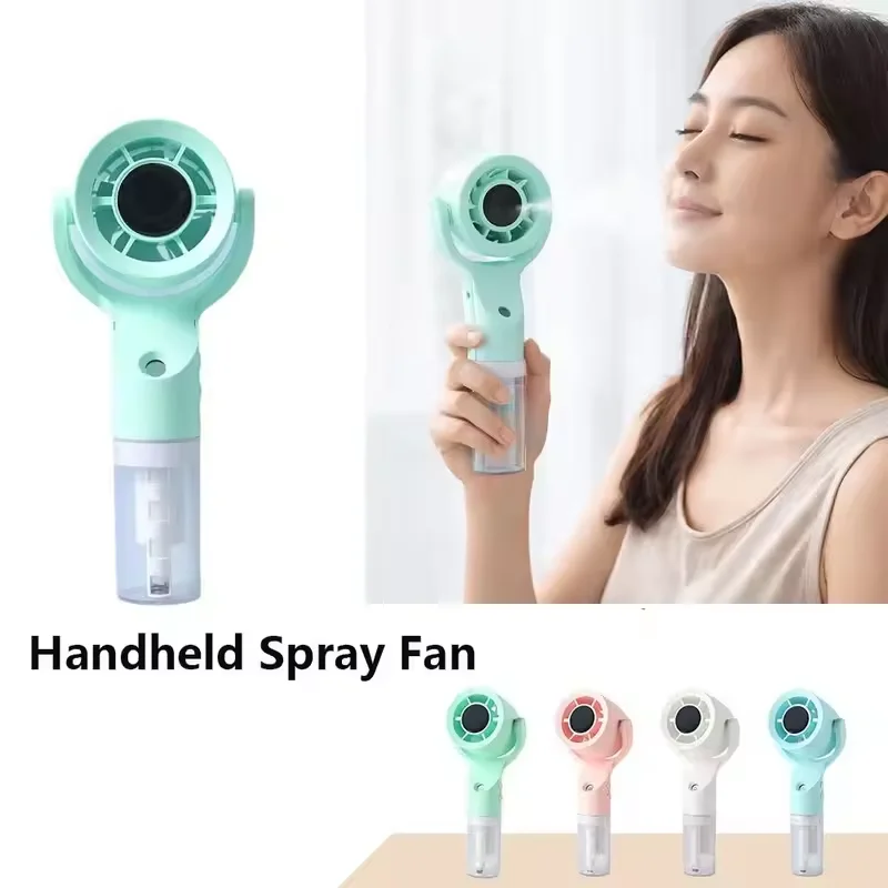 Portable Handheld Spray Mist Fan Mini Turbine Rechargeable Cooling Fan For Desktop Outdoor Camping Student Dormitory Summer Use
Portable Handheld Spray Mist Fan Mini Turbine Rechargeable Cooling Fan For Desktop Outdoor Camping Student Dormitory Summer Use