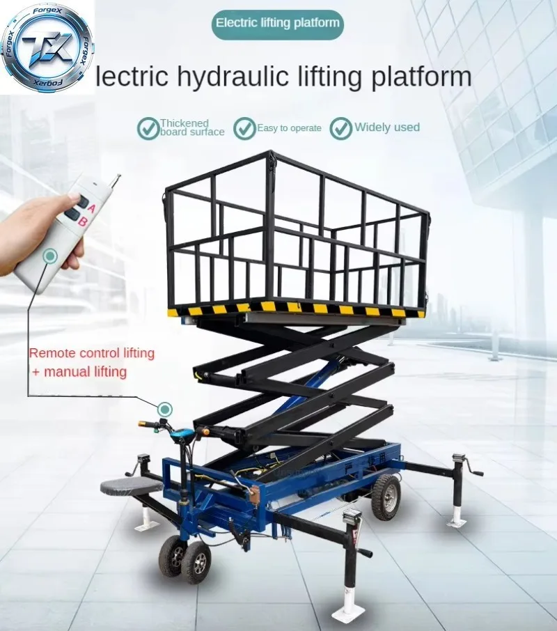 JIN YANG HU Mobile Electric Scissor Lift Table Trolley for Farm Scaffolding Lift Platform
JIN YANG HU Mobile Electric Scissor Lift Table Trolley for Farm Scaffolding Lift Platform