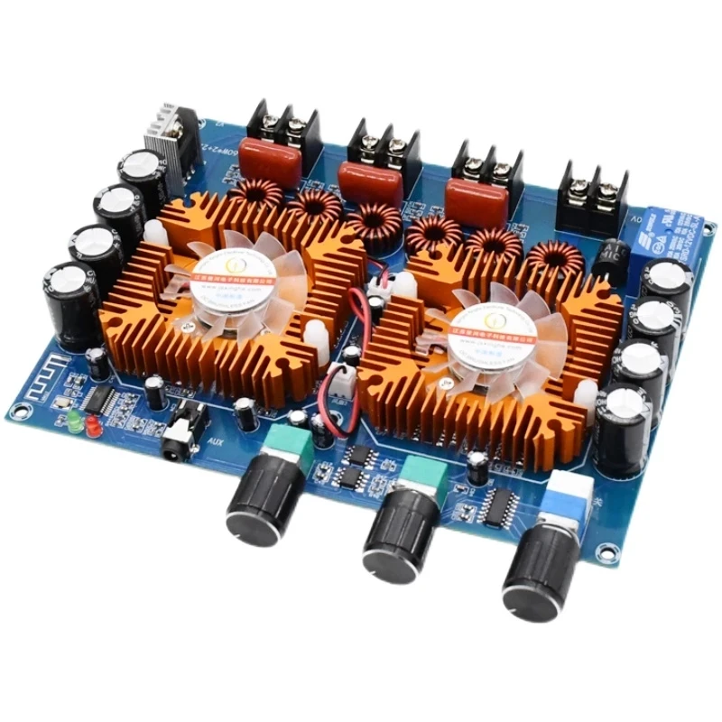 Original XH-A128 Bluetooth 5.0 Amplifier Board Digital Power Amplifier 2.1 Channel 160W*2+220W TDA7498E*2
Original XH-A128 Bluetooth 5.0 Amplifier Board Digital Power Amplifier 2.1 Channel 160W*2+220W TDA7498E*2