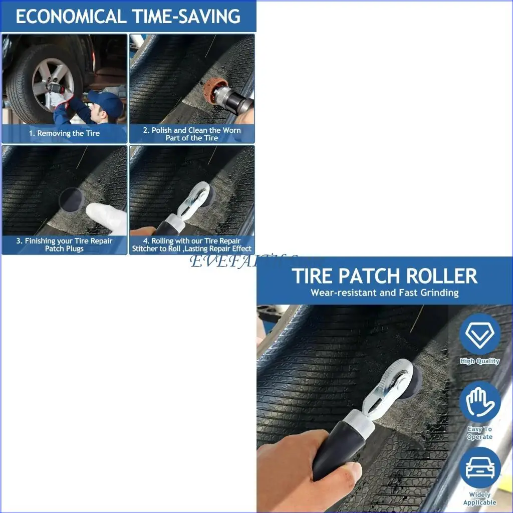 124B Long Service Tire Puncture Fixing with Metal Polishing Disc Repair Tool for Smooth Sealing On Various Vehicle Tires
124B Long Service Tire Puncture Fixing with Metal Polishing Disc Repair Tool for Smooth Sealing On Various Vehicle Tires