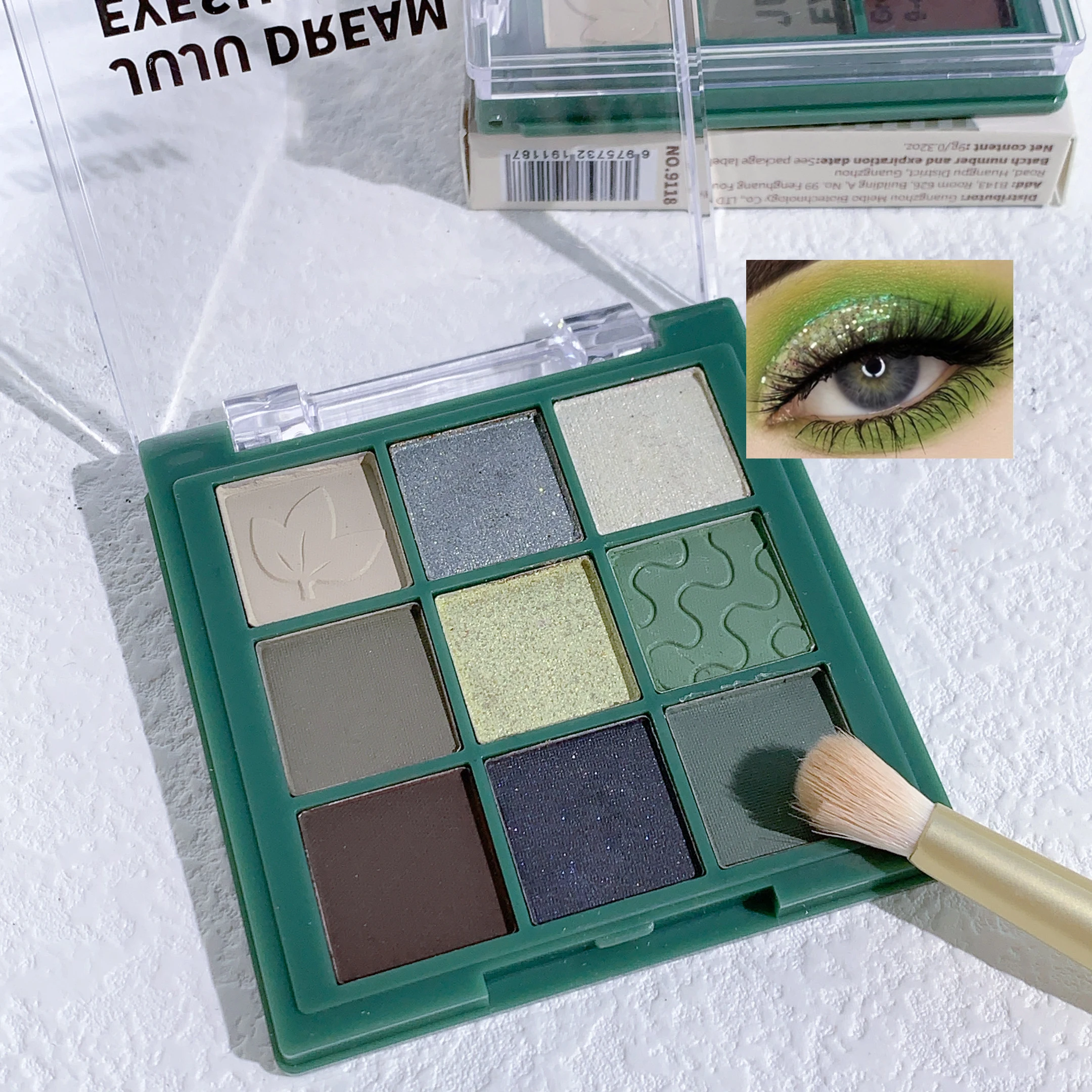 Палитра теней для век Green Brown Phantom Nine Color, ретро во французском стиле, водостойкая, без тонера, не размазывается, прочная
Палитра теней для век Green Brown Phantom Nine Color, ретро во французском стиле, водостойкая, без тонера, не размазывается, прочная