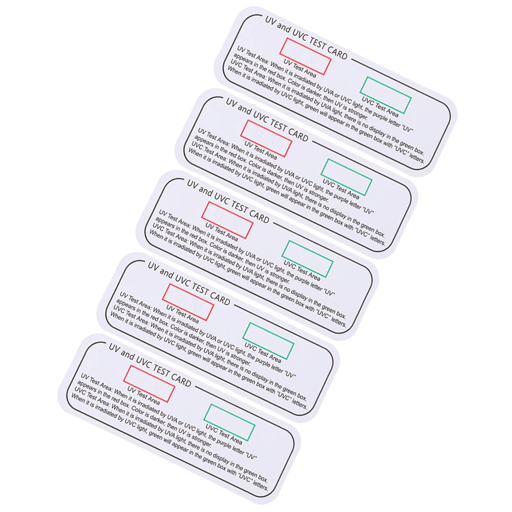5pcs UV Test Cards UVC-UVA Detection Strips Disinfection Box Cabinet Lamps Environment Tools Papers Change Color Practical
5pcs UV Test Cards UVC-UVA Detection Strips Disinfection Box Cabinet Lamps Environment Tools Papers Change Color Practical