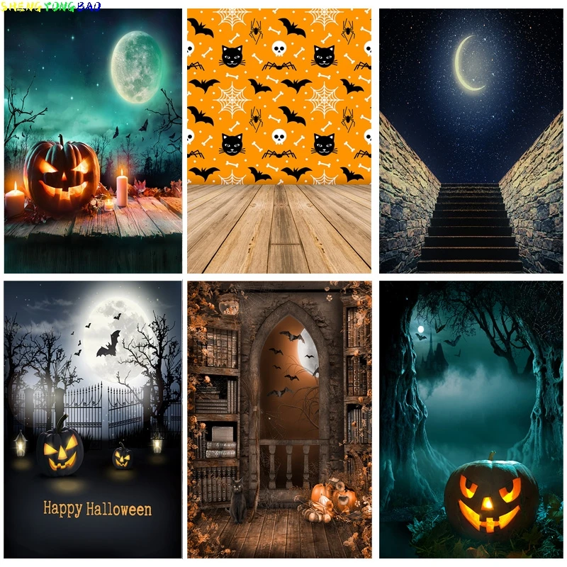 Halloween Backdrop Pumpkin Lantern Forest Moon Tombstone Baby Photography Background For Photo Studio Props 2182 XZR-05
Halloween Backdrop Pumpkin Lantern Forest Moon Tombstone Baby Photography Background For Photo Studio Props 2182 XZR-05