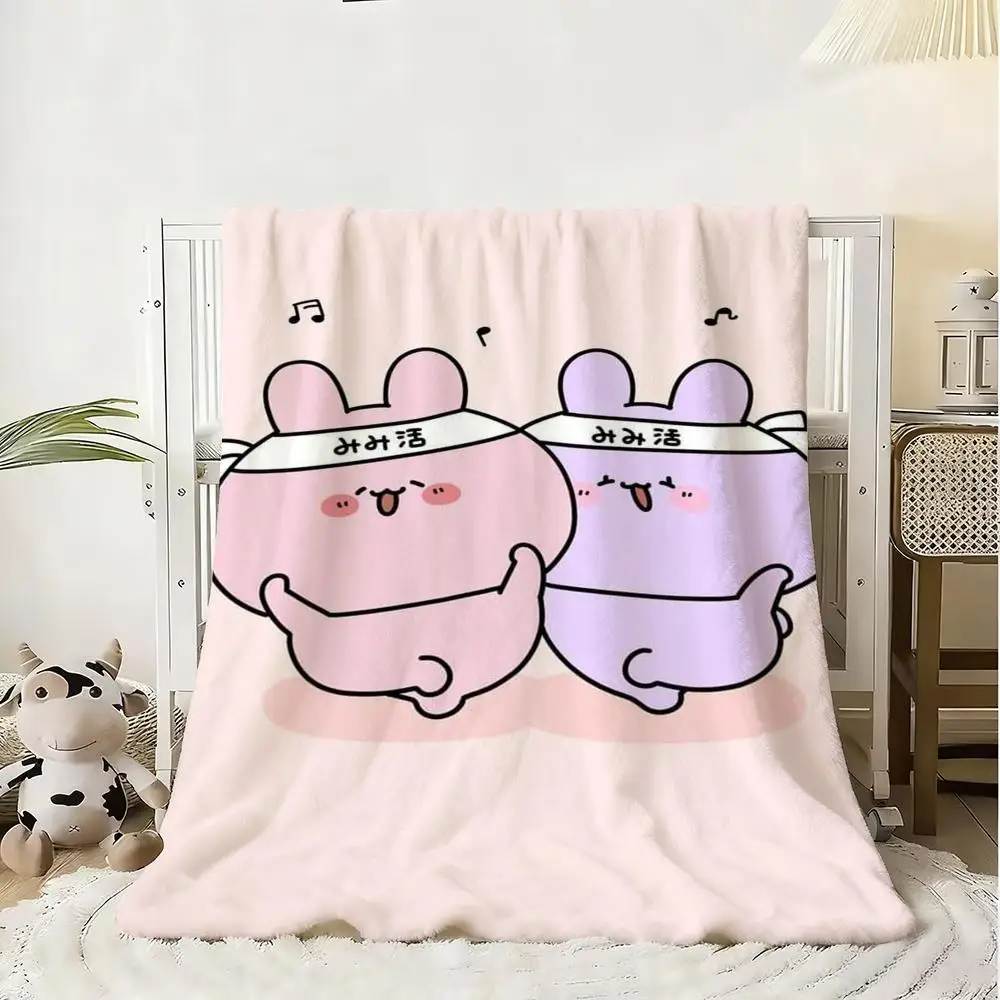 Фланелевое одеяло A-Asamimichan с милым кроликом, тепло на осень-зиму, приятное для кожи одеяло для дома, спальни, офиса, покрывало
Фланелевое одеяло A-Asamimichan с милым кроликом, тепло на осень-зиму, приятное для кожи одеяло для дома, спальни, офиса, покрывало