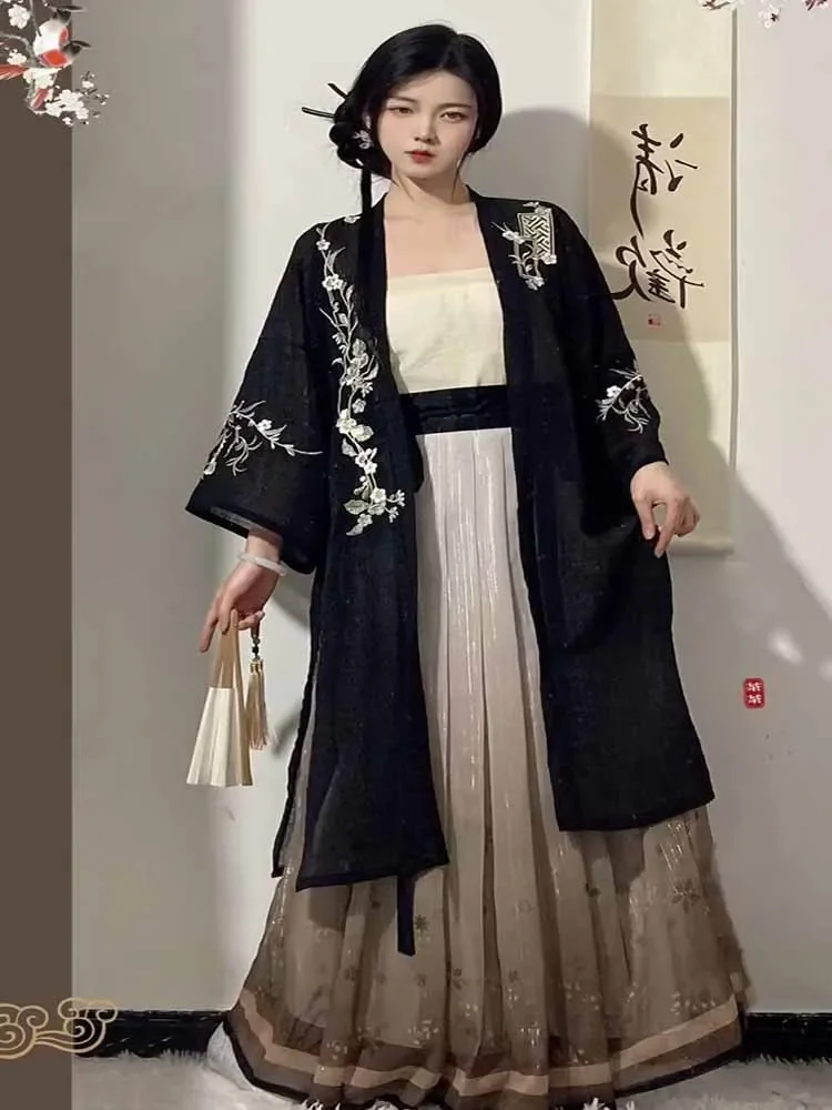 Plus Size 4XL Hanfu Dress Women Ancient Chinese Hanfu Oversized Cosplay Costume Vintage Summer Gradient Black 3pcs Suits Hanfu
Plus Size 4XL Hanfu Dress Women Ancient Chinese Hanfu Oversized Cosplay Costume Vintage Summer Gradient Black 3pcs Suits Hanfu